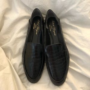 Robert Clergerie Crocodile Leather Loafers